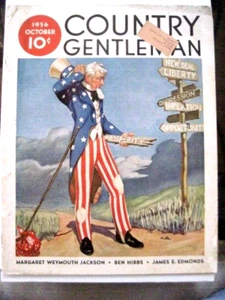 Oct. 1936 Magazine Titled "Country Gentleman" w/ Colored Ads & Articles * - Picture 1 of 12