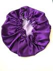 Adjustable Women Satin Bonnet Cap Night Sleep Hair Head Cover Silk Turban Wrap