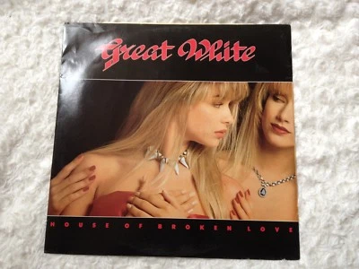 MAXI 45 TOURS / 12" MAXI--GREAT WHITE--HOUSE OF BROKEN LOVE--1989 - Photo 1/3
