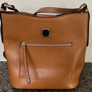 Dooney & Bourke Large Florentine Ridley | Brown Leather | NWT  - Picture 1 of 10