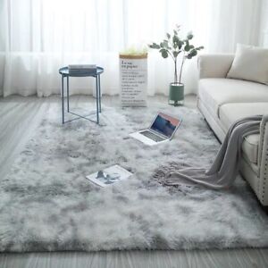 Large Shaggy Area Rugs Fluffy Tie-Dye Floor Soft Carpet Living Room Bedroom Rug