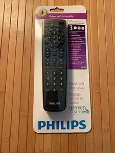 Philips SRP2003/27 Perfect Replacement Universal Remote Control (Black) - Picture 1 of 2