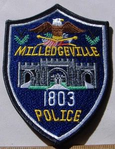 PARCHE DE TELA DE LA POLICÍA DE GEORGIA DE LA POLICÍA DE MILLEDGEVILLE - Imagen 1 de 1