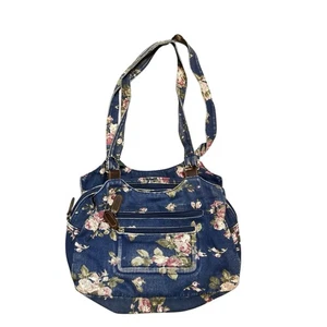 Bolso de Hombro Hobo Retro Boho Cottagecore Country Vintage Para Mujer Floral Denim - Imagen 1 de 5