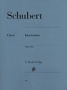 Schubert Piano Trios Violin & Cello Henle Urtext Advanced Sheet Music Book - Picture 1 of 1