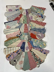 16 bloques de edredón de placas Dresden saco de alimentación y telas anteriores - Imagen 1 de 22