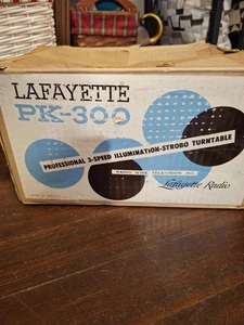 Lafayette Pk 300 Radio Giradischi Professionale 3 Velocità Illuminazione-Strobo - Foto 1 di 15