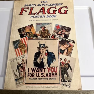 The James Montgomery FLAGG Poster Buch signiert von Susan Meyer - Bild 1 von 3