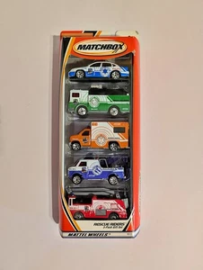 Matchbox 5 Pack  - 'Rescue Riders'  with Fire Vehicles  - 2000 - Picture 1 of 4
