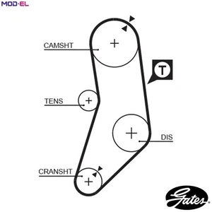 TIMING BELT T131RB FOR BMW 5/E28/E34 Z1/Roadster M20B27 2.7L M20B20 2.0L 6cyl - Picture 1 of 10