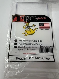 4 Pro-Mold Regular UV Mini Snap Card Holder Original PC1 Fits Storage Boxes New - Picture 1 of 9