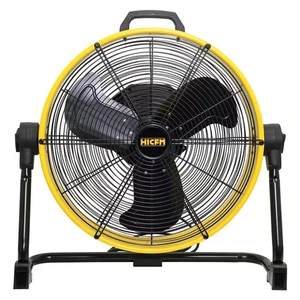 HICFM 20 Zoll Gelber Trommellüfter, regelbarer Gleichstrommotor, 6100 CFM, 180° schwenkbar, Tur - Bild 1 von 12
