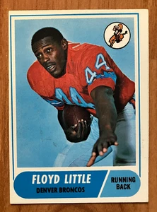 Denver Broncos: 1968 Topps Fútbol #173 Floyd Little (HOF) Novato - En muy buen estado/en muy buen estado+ - Imagen 1 de 1