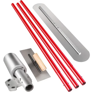 Truelle de Maçon Truelle de Béton 1200x200mm Professional Draper Trowel Set - Afbeelding 1 van 10