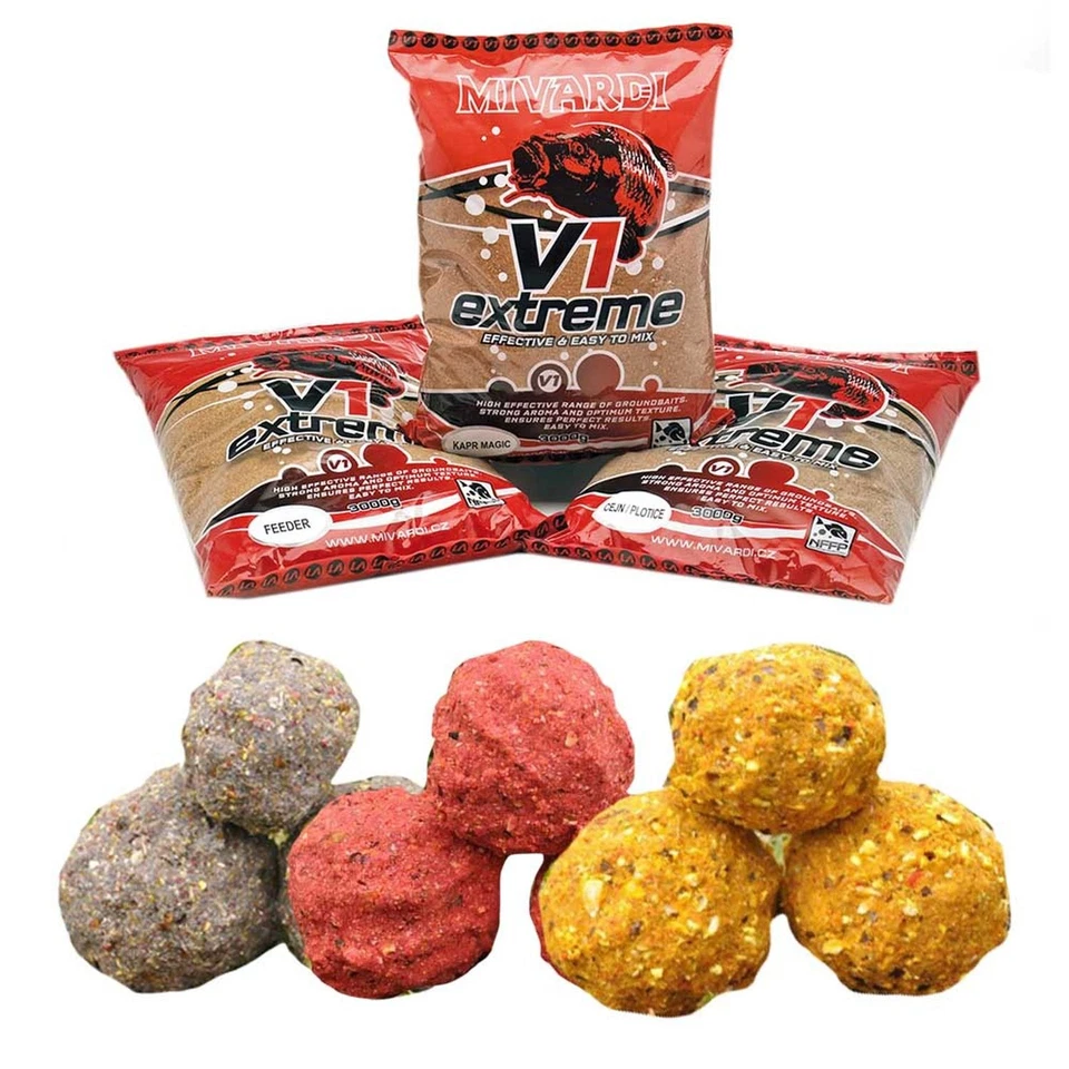 (6 EUR/kg) Grundfutter 3 KG Friedfisch Lockfutter mit Partikeln Karpfen - Bild 1 von 1