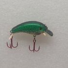 Green Pearch Crankbait Fishing Lure Rattler Diver  Bomber Minnow Tackle