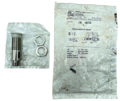 IFM OGH500 OGH-FPKG/US100 Photoelectric Diffuse Reflection Sensor Programmable✅ - Image 1 of 4