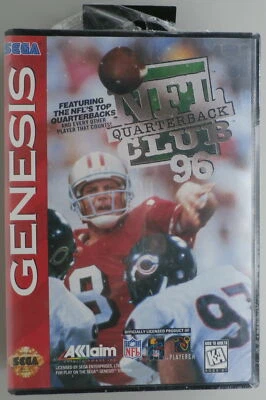 NFL Quarterback Club 96 (Sega Genesis, 1996) Factory Sealed - Image 1 of 4