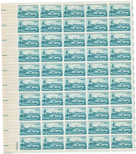 Scott #1128 Arctic Explorations Full Sheet of 50 Stamps - MNH - Picture 1 of 2