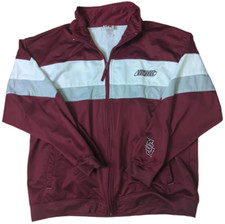 Mississippi State Bulldogs Jacket Men's XL Red White Embroidered Logo Red Oak