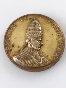 MEDAGLIONE PAPALE PAOLO VI - Picture 1 of 2