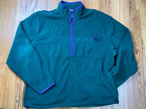 gap vintage anorak fleece size large forest green purple - Picture 1 of 4