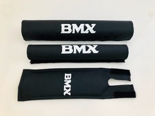 BMX Polster Set Pad Set NEU Old School Retro Schwarz 3-teilig