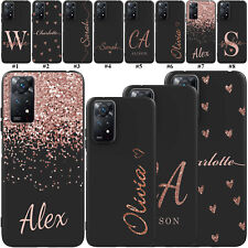 Printed Bling Personalised Name Case For Xiaomi 13 Redmi Note 11 12 Phone Cover
