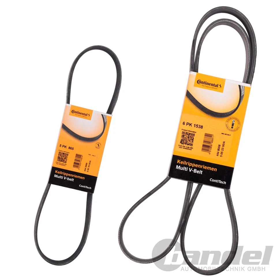 2x CONTI KEILRIPPENRIEMEN SATZ passend für BMW 3er E46 5er E39 7er E38 Z3 E36 X5 - Bild 1 von 1