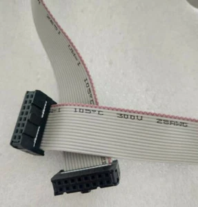 Cable de unidad de PVC disquete de cinta plana 16 pines 0,635 mm paso PC placa puente cable - Imagen 1 de 2