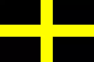 Flag of St David - Wales - 150cm x 90cm (5ft x 3ft) with Eyelets - Picture 1 of 1