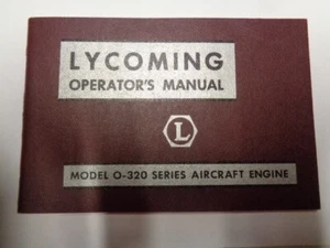 Lycoming Operator's Manual Model O-320 Series Aviation Engines Fifth edition - Picture 1 of 3