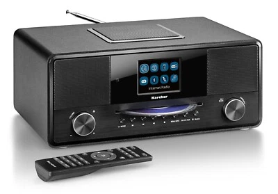 Karcher DAB Internetradio WLAN CD Player Internet Radio Bluetooth Digitalradio - Bild 1 von 4