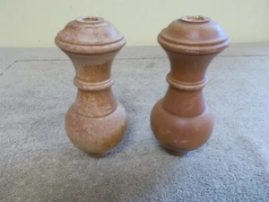 VINTAGE TISCHLAMPE TEILE MASSIVHOLZ ABSTANDSHALTER MEHRZWECK SET-2 - Bild 1 von 13