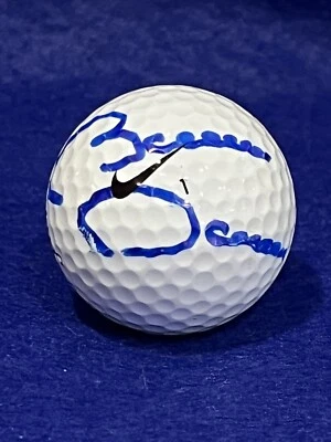 Pelota de golf Nike 2010 Brian Davis hermosa azul firmada Arnold Palmer Inv Foto 1 de 3