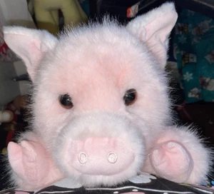 Douglas Kuscheltiere rosa Schwein Plüschtier Stofftier 14 Zoll realistisch aussehend - Bild 1 von 9