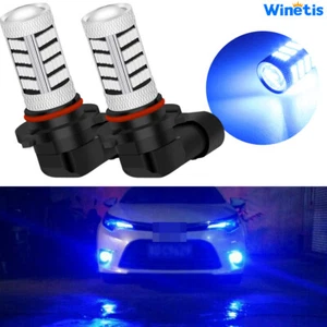 2Pcs Blue H10 9145 9140 Car Truck Pickup Fog Light Driving Lamp 92-SMD LED Bulbs - Picture 1 of 11