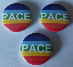 1x Pace Button Frieden Peace Paz Anti War No War FCK NATO Friedensbewegung - Bild 1 von 2