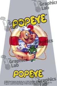 Replacement Game Cartridge Label - Popeye for Atari 2600 - Picture 1 of 1