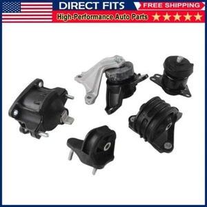 5pcs Engine Transmission Motor Mount Kit For 2013 2014-2017 Honda Accord 2.4L - Picture 1 of 17