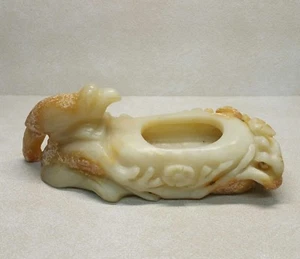 Lavadora de cepillo china tallada de jade o piedra dura - Imagen 1 de 12