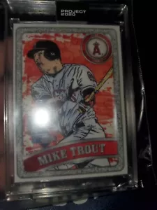 Topps Project 2020 Card 2011 Topps Update Mike Trout RC #100 By Blake Jamieson - Picture 1 of 7