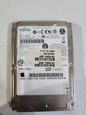 FUJITSU MHW2040AT FUJITSU MHW2040AT - IDE 9.5MM 40GB 2.5" 4200RPM - Image 1 of 2