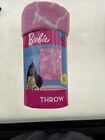 Barbie Super Soft And Cuddly Plush Fleece Throw Blanket 46x60