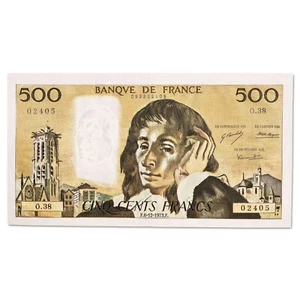 France - billet 500 francs Pascal 1973 - SPL - émission du 06/12/1973 - F.71.10 - Imagen 1 de 2
