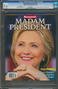 Newsweek Madam President Magazin - zurückgerufene Ausgabe - CGC 9.6 - Bild 1 von 2