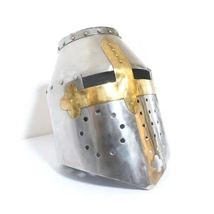 Middle Ages 14th Century Great Helm / Helmet Armor - Picture 1 of 5