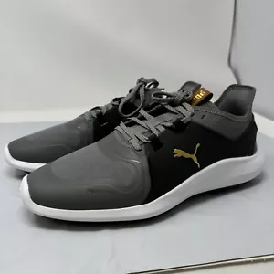 NEU Puma Ignite Herren Schuhe NXT Golf Gold Schwarz Quiet Shade Gold Logo Größe 8 - Bild 1 von 8
