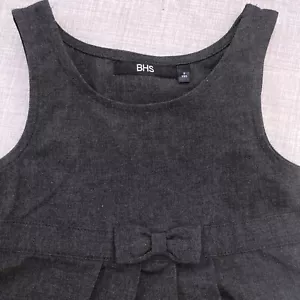 Girls Age 5 School Dress grey school wear uniform pinafore cute smart casual - Picture 1 of 7