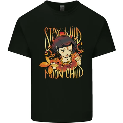 Stay Wild Moon Child Cancer Star Sign Zodiac Kids T-Shirt Childrens — 第 1/4 张图片